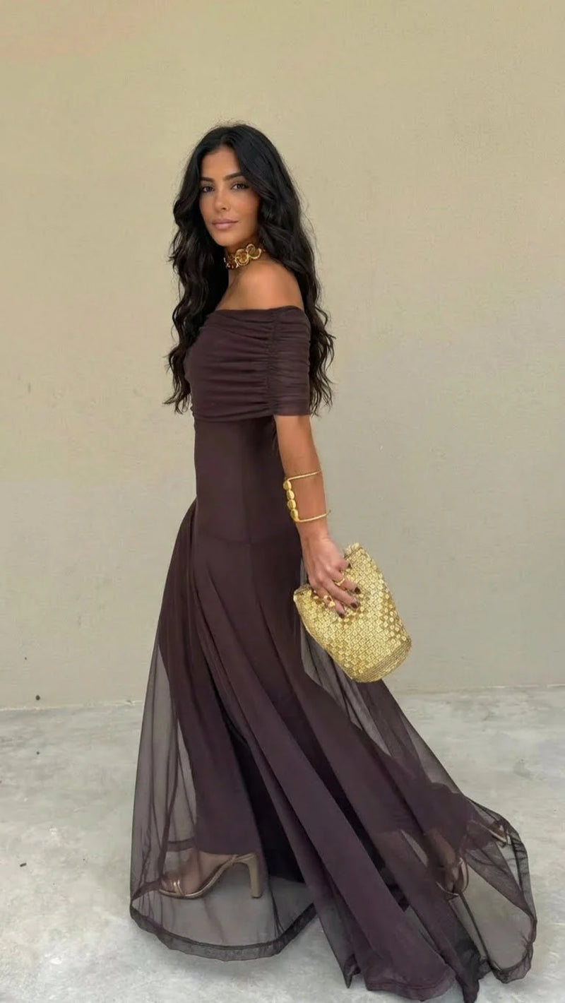 Zailyre - Soft-Touch Off-Shoulder Dress