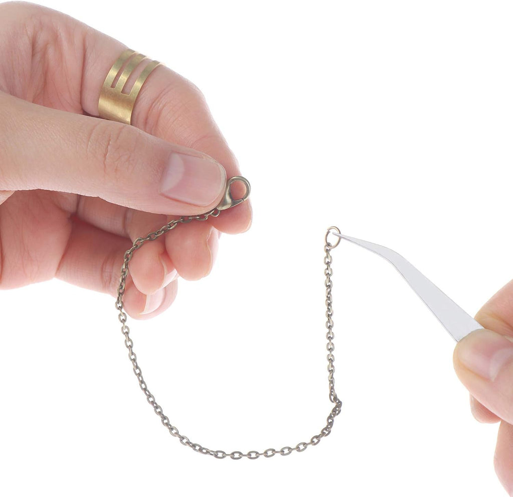 Jewelry Chains for Making Jewelry, 39 Feet Metal Chains with 100Pcs Jump Rings and 30Pcs Lobster Clasps for Jewelry Necklace and Bracelet Making (Silver)